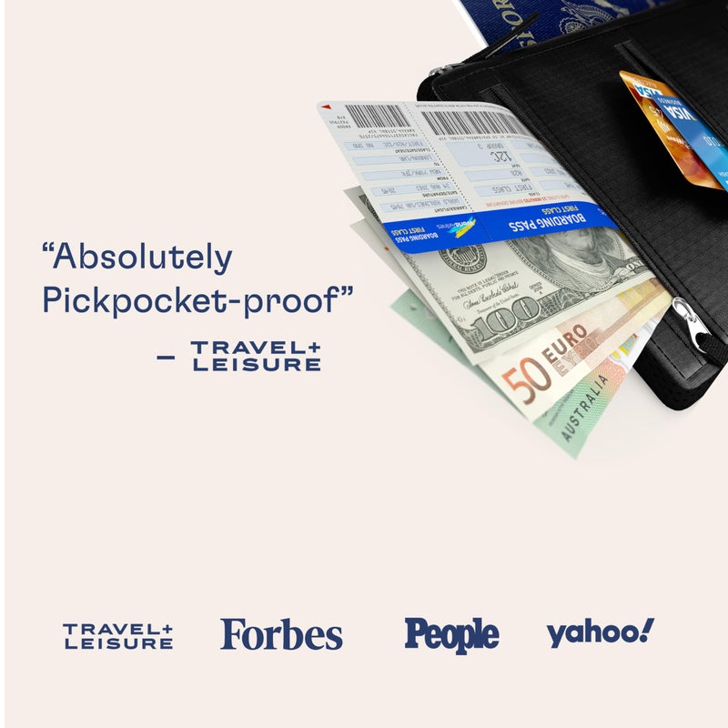 Shacke Neck Pouch - RFID Passport Holder and 2 in 1 Belt Wallet - Image 2